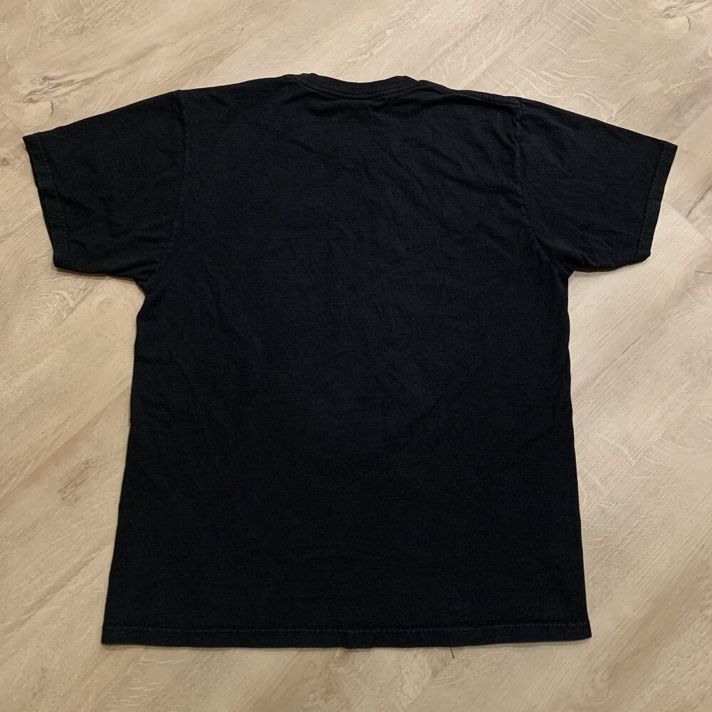 Vintage Stussy Floral 8-Ball T-Shirt Mens Medium M Black Eight Ball Graphic Logo - Picture 5 of 7